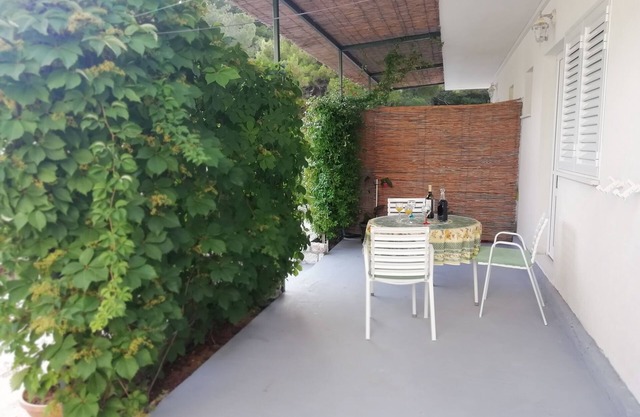 Studio flat with terrace Cove Saplunara, Mljet (AS-4896-b)