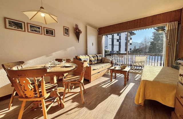 Studio Ski-In/Ski-Out à Notre-Dame-de-Bellecombe, 3 pers, Piscine & Tennis