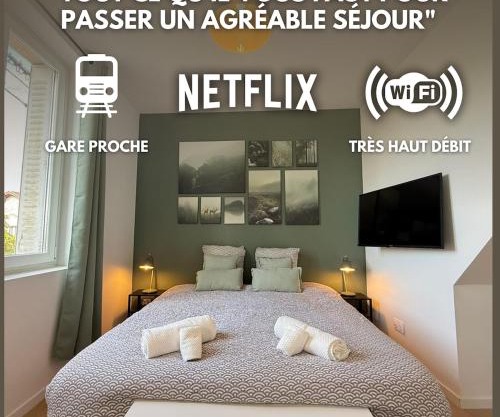 Studio L'émeraude NEW Cozy - Gare Parilly