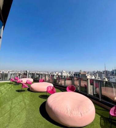 Studio, piscina e rooftop prox Avenida Paulista
