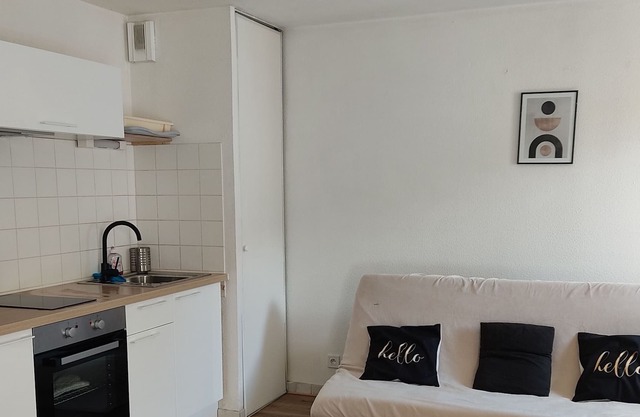 Studio with balcony in Nice - 15 min from the sea