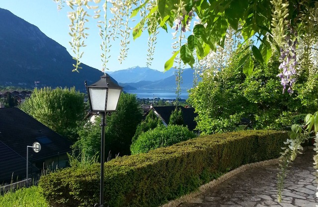 Studio with breathtaking view residential area close to lake and mountain walks