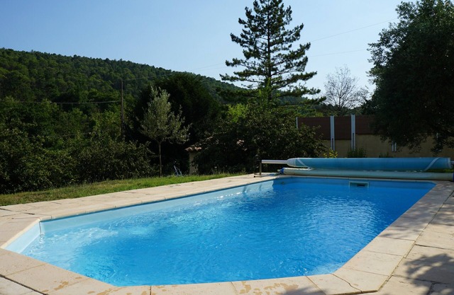 Studio with heated pool
