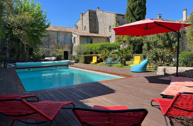 Stunning A/C Fully Renovated 18th c House w/heated Pool in traditional village