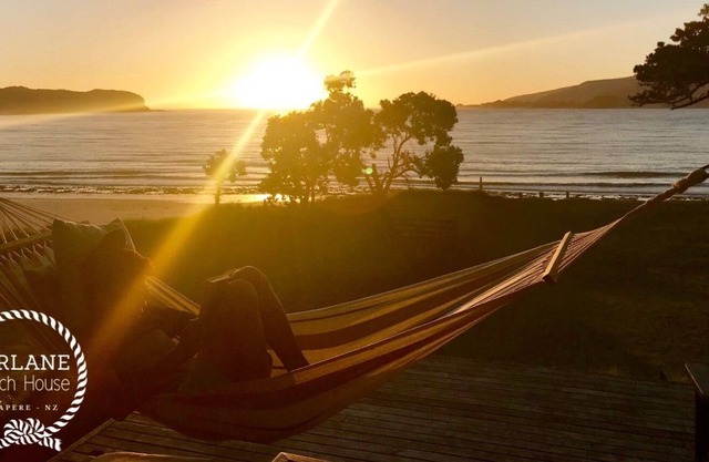 Stunning beach house located right on the beach in the heart of the Hokianga.