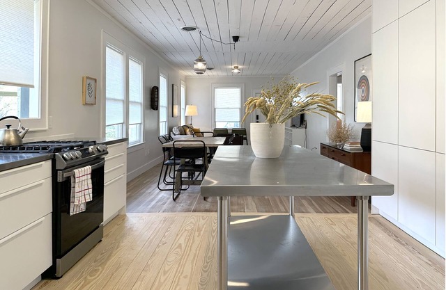 Stylish historic bungalow w/ patio, fenced yard, family-friendly, pet-friendly!