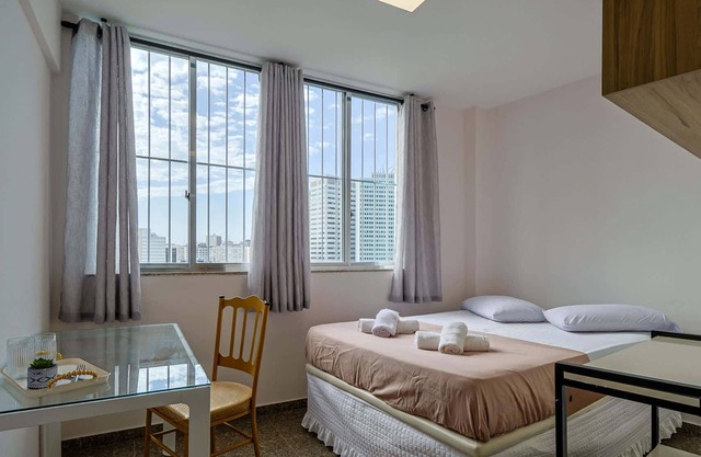 Suite no Centro do Rio com vista para a cidade