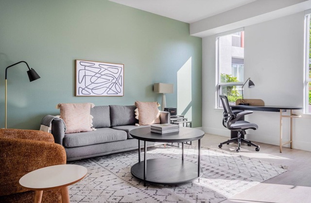 Sunlit Redwood City 1BR w/Lounge, Gym & W/D, nr Caltrain, by Blueground