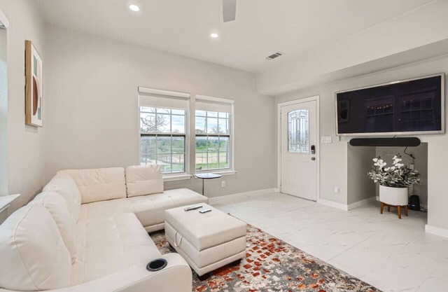 Superb White Modern Farm House