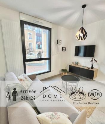 T2 dans résidence calme - proche des thermes et du centre