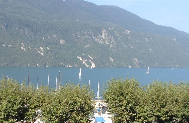 T2 lake view and large port Aix les Bains renovated standing 3* large balcony WIFI