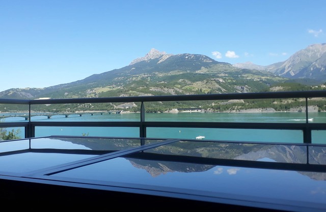 T3 SAVINES THE LAKE . VIEW ON LAKE AND MOUNTAINS