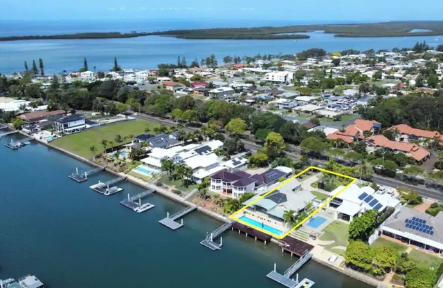 Take time to look through the stunning photos of this unique waterfront home.