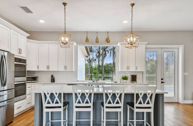 Tampa's immaculate private paradise heated pool lake house 1 acre