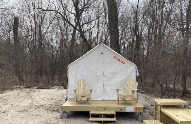 Tentrr State Park Site - Nebraska Louisville SRA – Cottonwood E – Single Camp