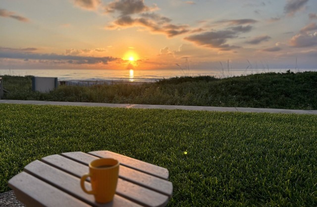 The beach at your back door
