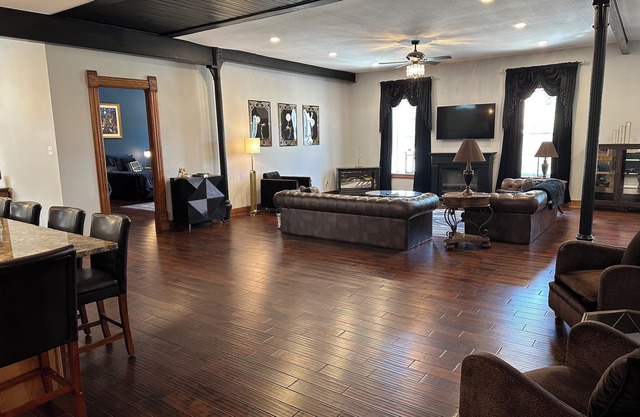The Charleston Suite - A 2700 sq ft private upstairs suite, sleeps 8-10 people.