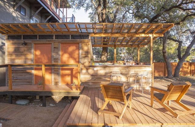 The Macaw Yurt at Camposanto ATX Glamping on Lake Travis