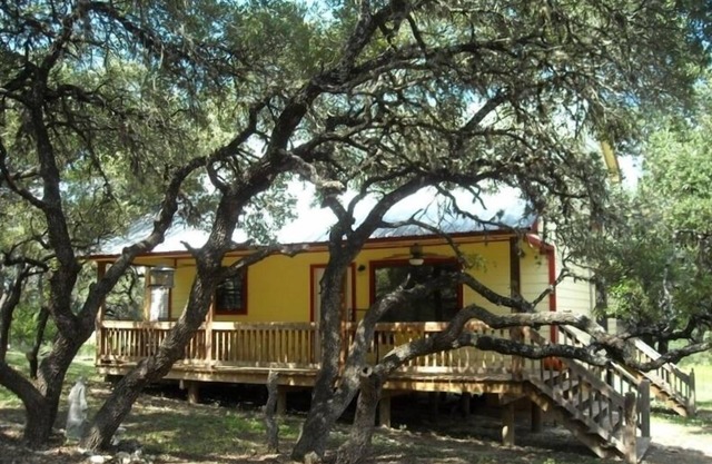 The Stars at Night are Big and Bright at Four Frio Sisters Cabin!