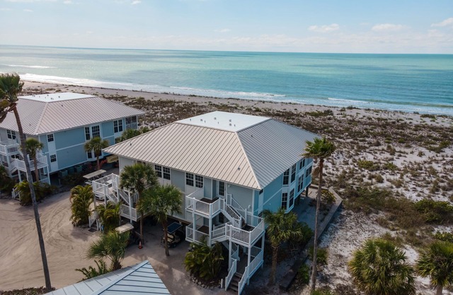 The Sunsets are amazing from this newly renovated villa on the Gulf, B1211A+