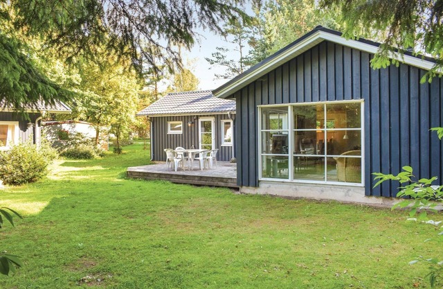 This family-friendly vacation home is located in a peaceful environment.