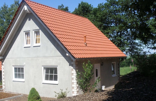 Tidy house with sauna and steam bath, in a forest