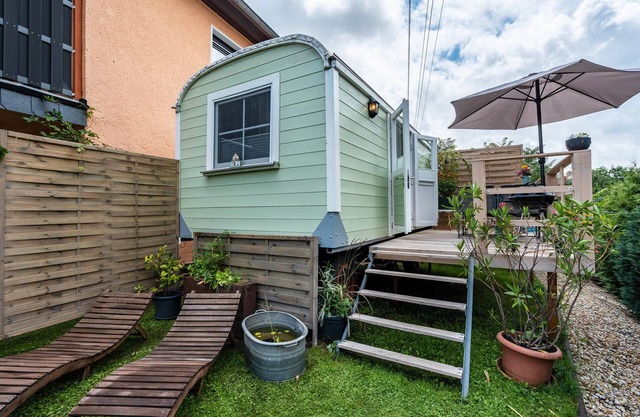 Tiny Home 'Amselnest' with Lake View, Private Terrace and Wi-Fi
