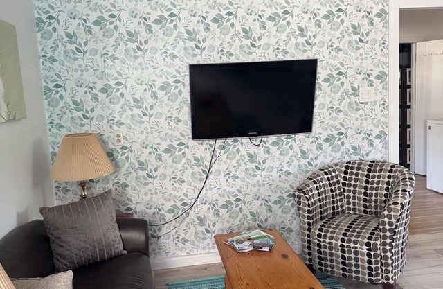 Tiny house on an orchard