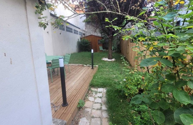 Tiny house with garden