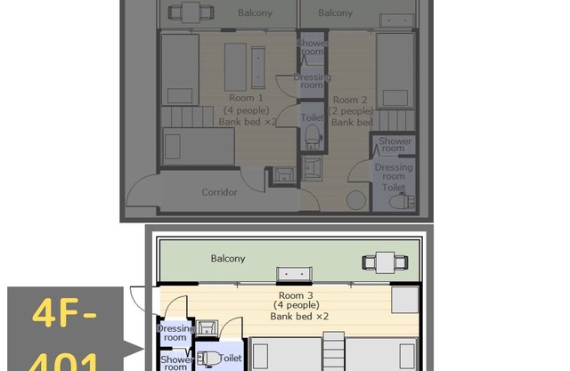Tokiwa4F Tiny house with balcony near the shopp/Takamatsu Kagawa