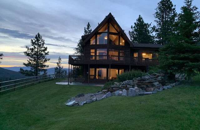 Top of the World cabin at Flathead Lake