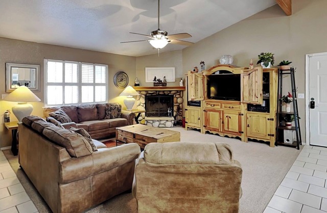Touch of Santa Fe | Serene Views, Hot Tub + Fenced-In Yard!