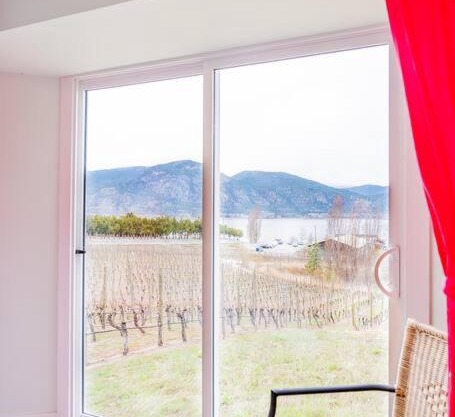 Tranquil purple house in the BENCH Winery