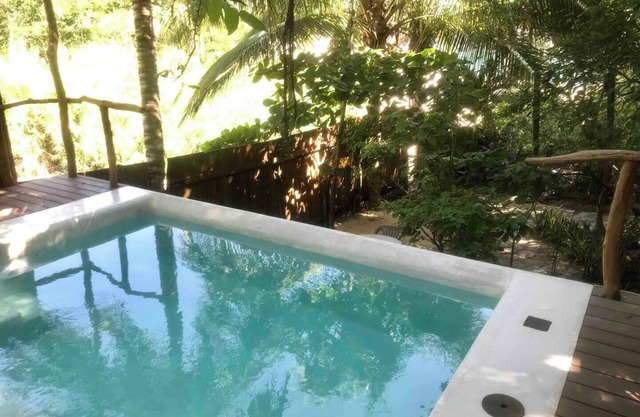 Tree house Pergola Swimming pool at a virgin beach