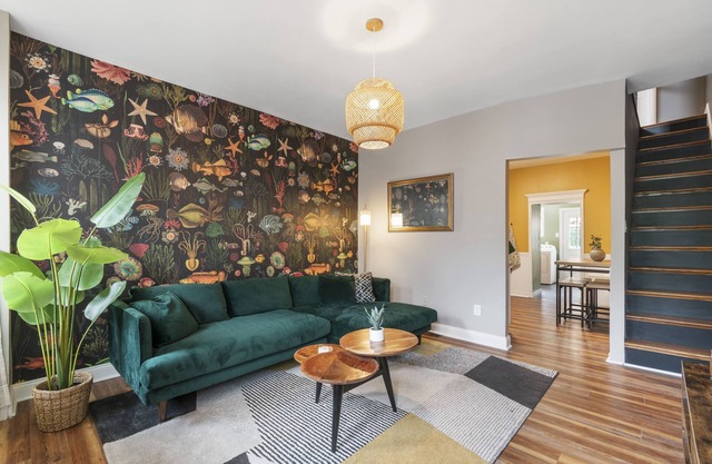 Trendy Fishtown Mid-Century Modern Inspired Home