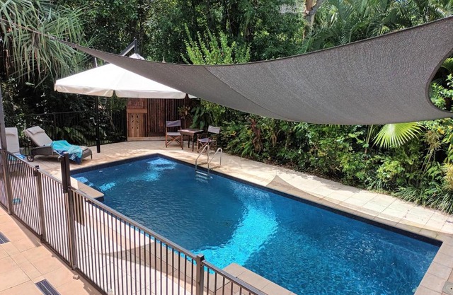 Tropical Poolside Retreat