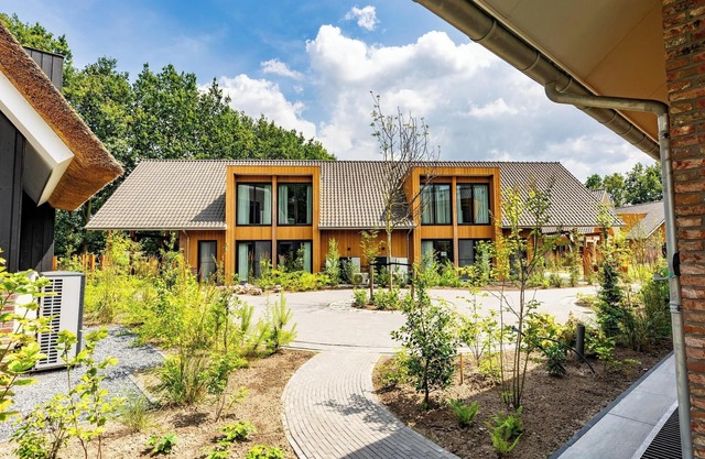Two villas, two pools – luxury spa escape for 24 guests, wheelchair accessible.