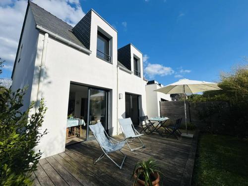 Ty Kerbihan, confortable maison au calme, 200m plage