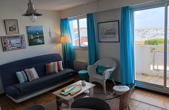 Unique apartment with sea and country views.