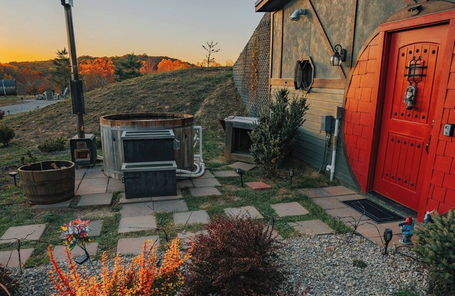 Unique Gem Hobbit Inspired Cabin Hot Tub Sauna Pet Friendly Best Nights Sleep