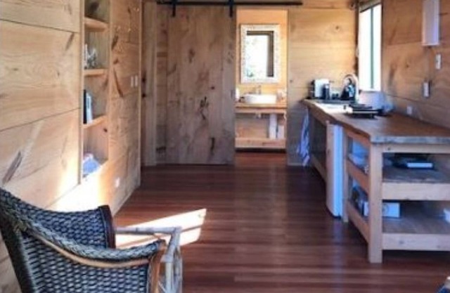 Unique Studio for 2 with mezzanine bedroom - located on coastal farm