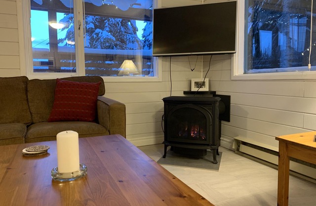 Updated Bright Ground Floor Suite - close to the village, backs onto chairlift