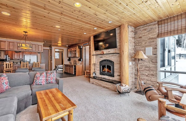 Updated Condominium with Fireplace, Wine Fridge and Granite Countertops