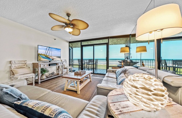Updated direct oceanfront condo with large private balcony and a beachfront pool