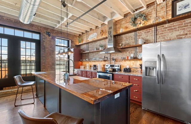 Urban Loft #1 RED · Urban Loft Downtown above BrewCo & Restaurant