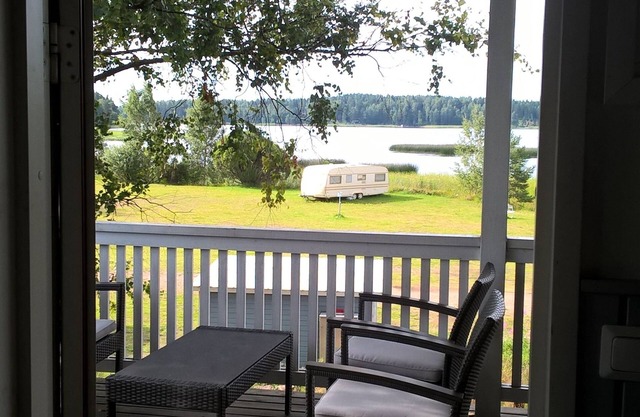 Vaalimaa Camping - On the beach