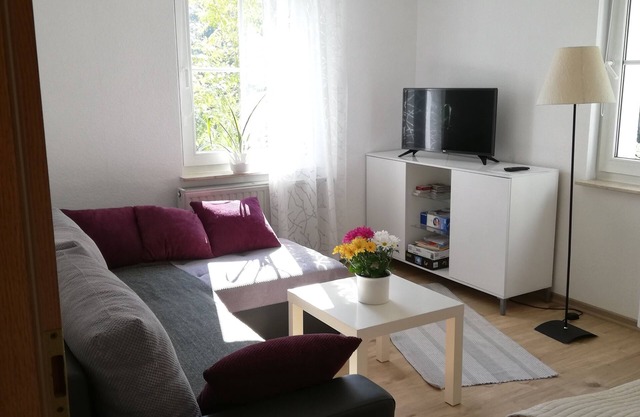 Vacation apartment on Lake Constance with conservatory, garden with barbecue house for up to 6 people.