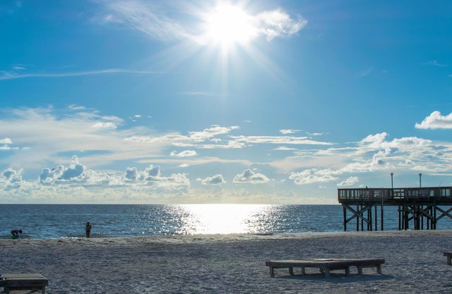 Vacation in paradise on Indian Shores Beach, steps from the Gulf and pool.