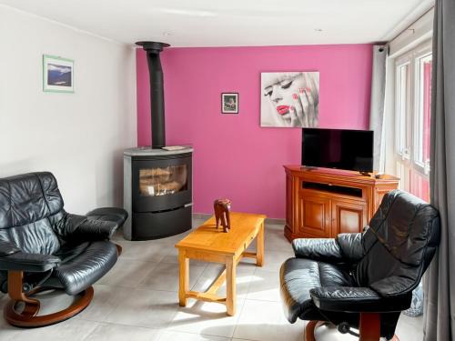 Vallée de la Jordanne, Maison cosy 6pers, terrasse
