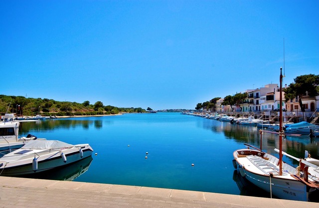 Very favorable, beach near village house just a few steps from the harbor promenade